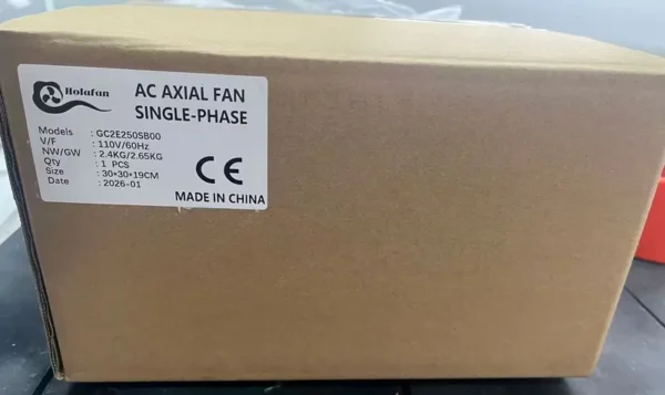 Rotor Steel Axial Fan, 110VAC, 250/300/400/450mm - view 5