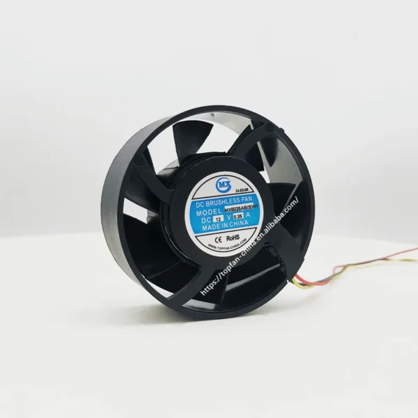 Round Axial Fan, 24V, 12V, 5000RPM, PWM - view 6