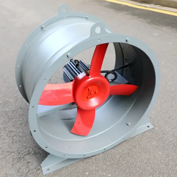 Round-casing Axial Ventilation Fan, Steel, G5.6-Balanced