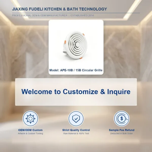 Round Ceiling Exhaust Fan, 20W, 305m3 - view 6