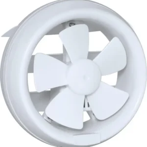 Round Shutter Ventilation Extractor, 6", Plastic