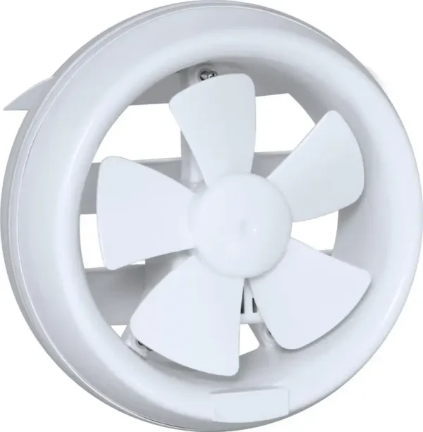 Round Shutter Ventilation Extractor, 6", Plastic