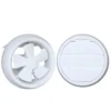 Round Shutter Ventilation Extractor, 8", Plastic