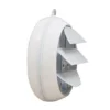 Round Shutter Ventilation Extractor, Plastic, 110 V, Electric - view 2