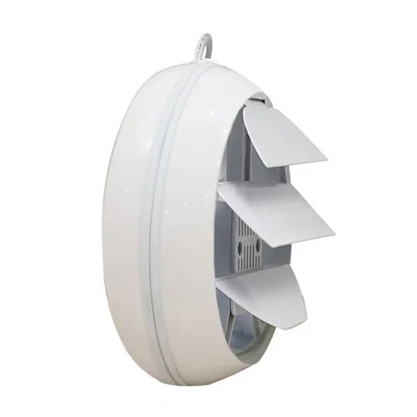 Round Shutter Ventilation Extractor, Plastic, 110 V, Electric - view 2