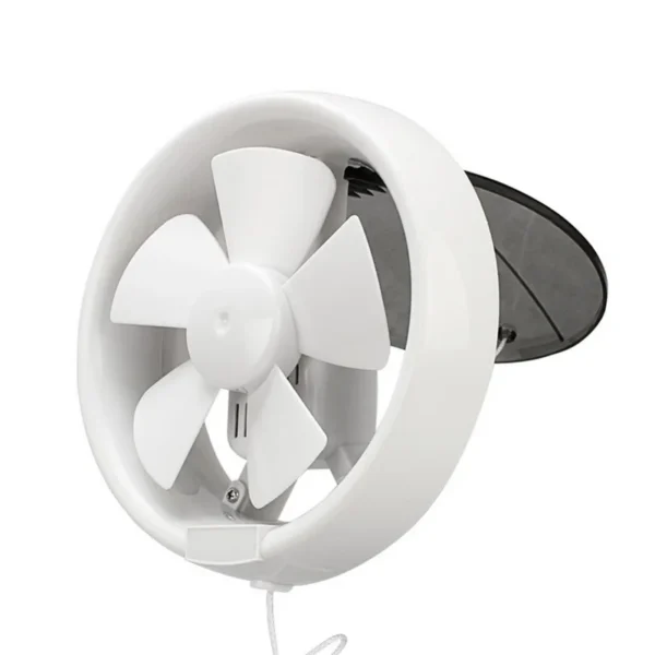 Round Shutter Ventilation Extractor, Plastic, 110 V, Electric - view 3