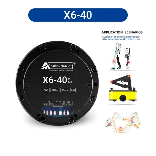 Rs485 Micro Servo Motor, BLDC, RMD-X6, S2, CAN - view 2