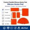 Rubber Silicone Heater, 12v, 24v, 110v, 220v - view 2