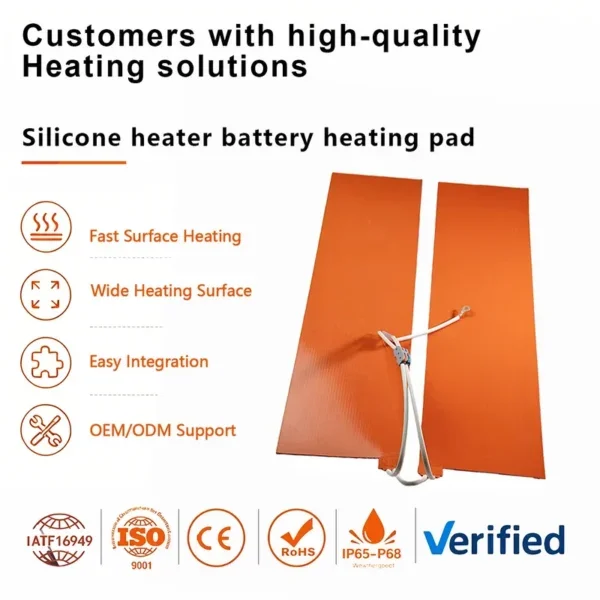 Rubber Silicone Heater, 12v, 24v, 110v, 220v - view 5