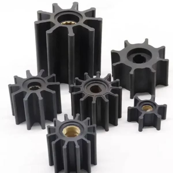 Rubber Special-shaped Parts Impeller, SP600, Copper, Steel