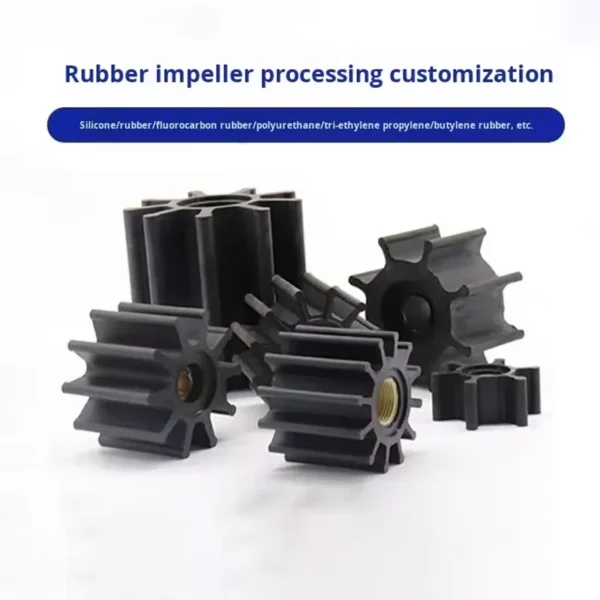 Rubber Special-shaped Parts Impeller, SP600, Copper, Steel - view 4