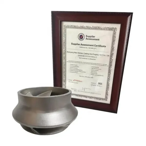 Sand Casting Iron Impeller, Stainless Steel, Open - view 4