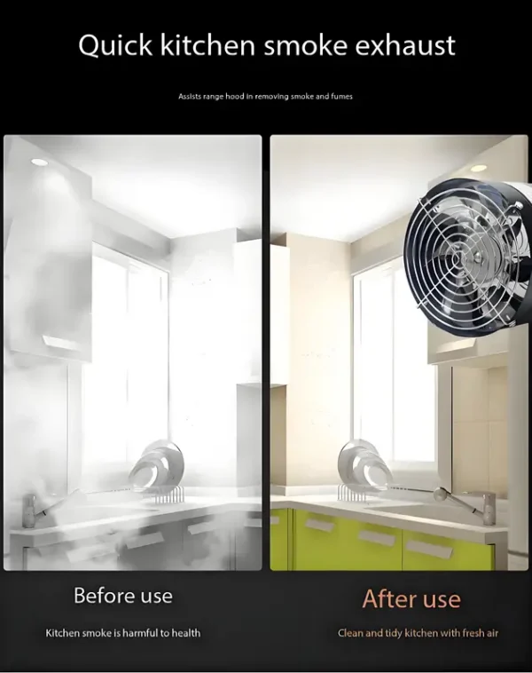 Saving Booster Exhaust Fan, HVAC, 220V, 40W - view 6