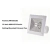 Saving Ceiling-mounted Exhaust Fan, Plastic, A.C. Source