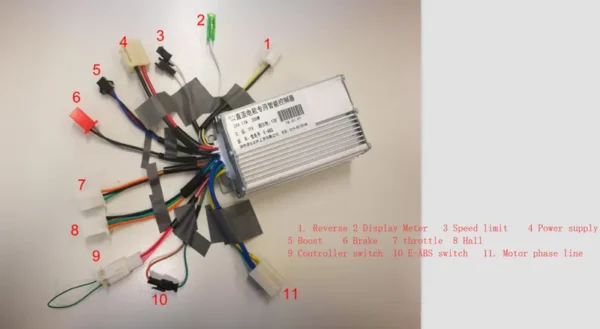 Saving Electric Bicycle Motor, JIEANDA, EC-06, 24V, 500W - view 4
