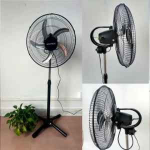 Saving Solar Standing Fan, Solar Panel +DC, 15W(0.02hp)