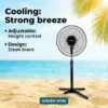 Saving Solar Standing Fan, Solar Panel +DC, 15W(0.02hp) - view 5