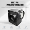 Saving Split Duct Fan, Centrifugal, 220 V, Metal