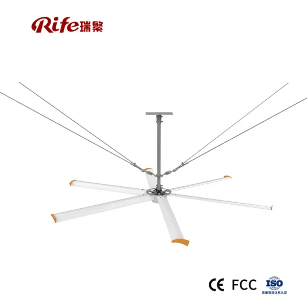 Saving Ventilation Hvls Fan, RDS, Ceiling, Steel