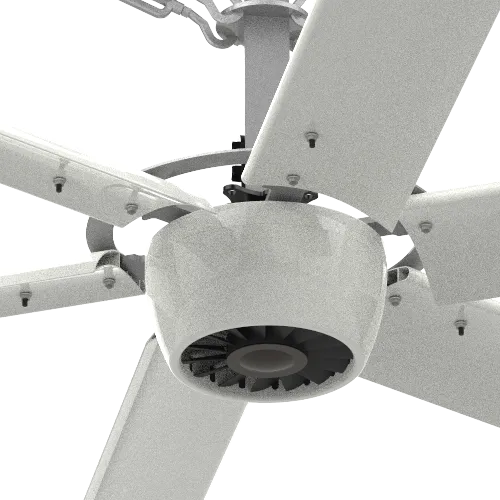 Saving Ventilation Hvls Fan, RDS, Ceiling, Steel - view 2