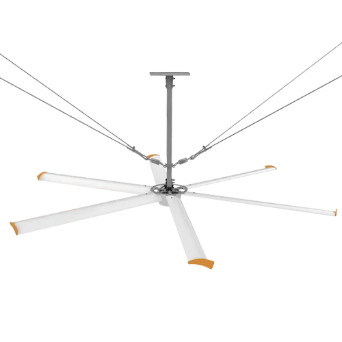 Saving Ventilation Hvls Fan, RDS, Ceiling, Steel - view 4