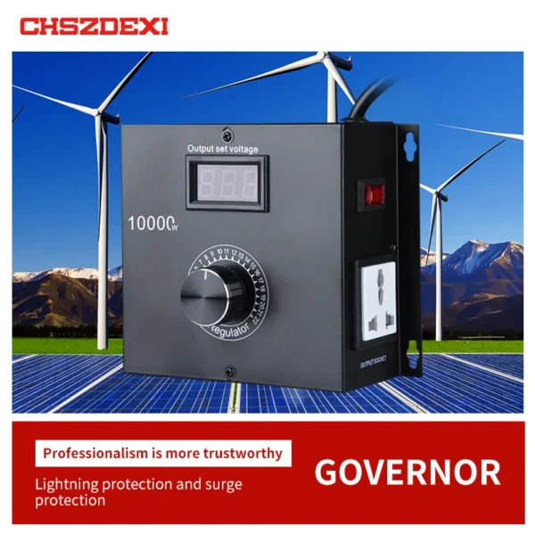 Scr Voltage Regulator Fan, 10000w, AC110v, 220v - view 3