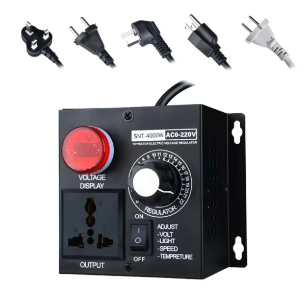 Scr Voltage Regulator Fan, 4000w, 110v, 220v