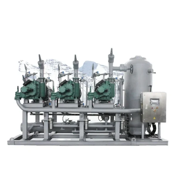 Screw Compressor, GENERALFUSHI, R404A, Compressor rack