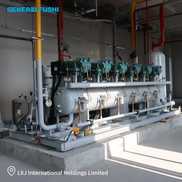 Screw Compressor, GENERALFUSHI, R404A, Compressor rack - view 3