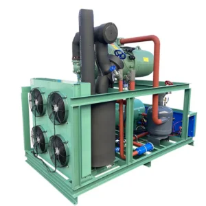 Screw Evaporative Cooling Unit, 20HP~160HP, 380 V, R-404A