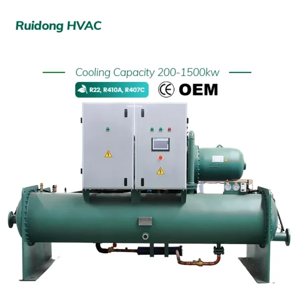 Screw Water-cooled Industrial Chiller, 200kw-1500kw, R134a