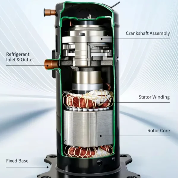 Scroll Compressor, 10HP, HVAC - view 4