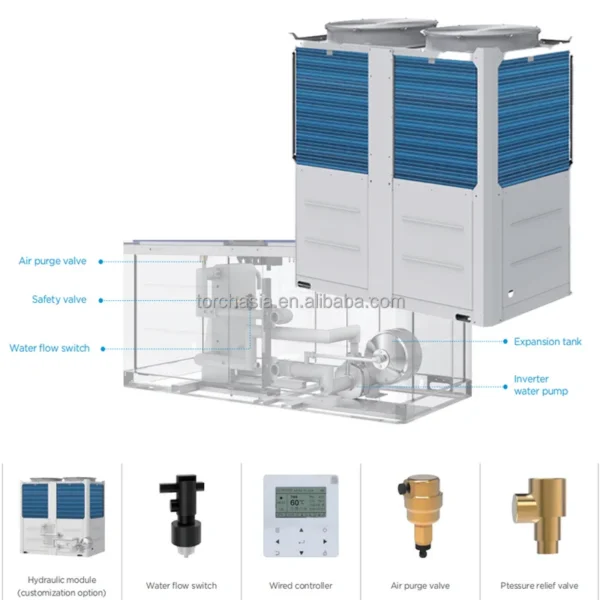 Scroll Compressor, R32, GWP, EVI - view 4