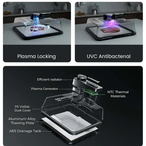 Seafood Electric Thawing Plate, ABS - view 3
