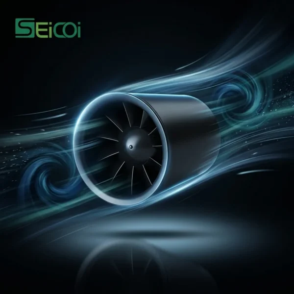 Seicoi Electric Ball Bearing, 4'', Inline, IP44 - view 3