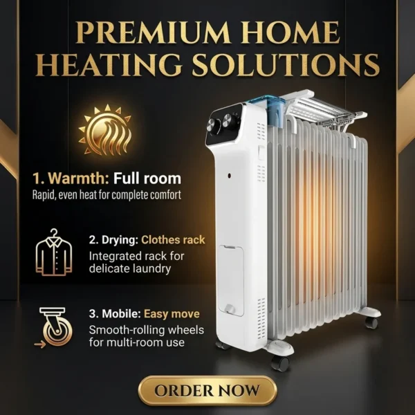 Selling Oil-filled Radiator, 7-9-11-13-15, 220V-240V, Electric - view 2