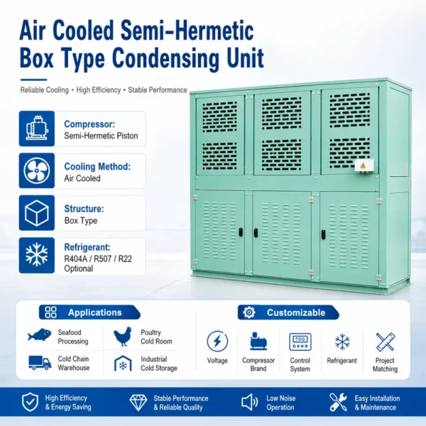 Semi Hermetic Compressor, 220 V, R-404A