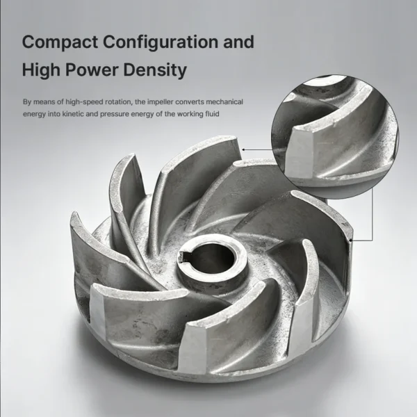 Semi Open Water Pump, 316, Stainless, Steel - view 4