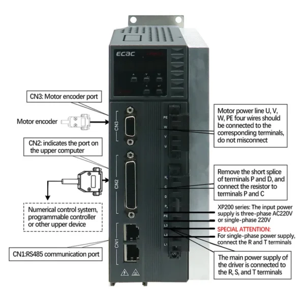 Servo Motor, F5CC230S, 2.3KW, 15Nm, 220V - view 4
