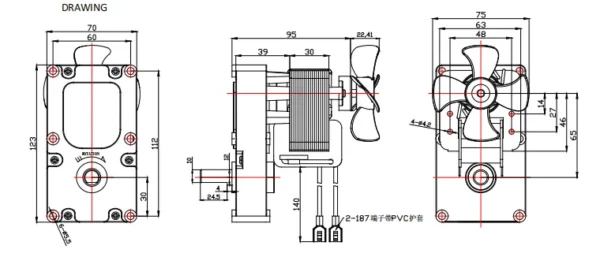 Shaded Pole Gear Motor, HT-K-023 - view 5