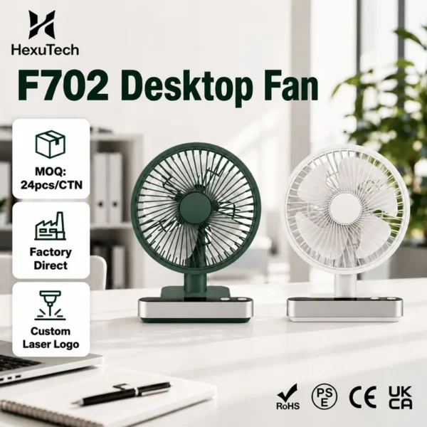 Shaking Silence Fan, F702, Portable