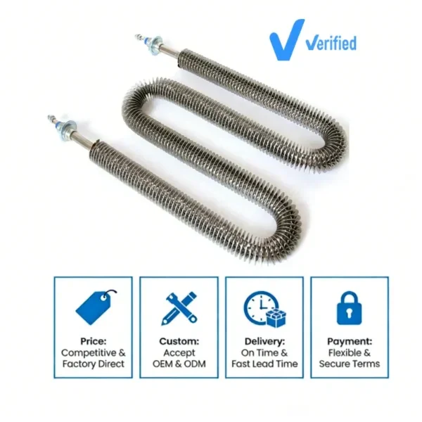 Shape Forced Finned Tube, 380V, 3KW, HVAC
