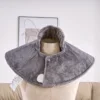 Shawl Neck Shoulder Warmer, Cordless, 100, Flannel Fleece