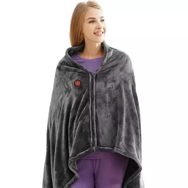 Shawl Wearable Electric Blanket, USB, Portable - view 5