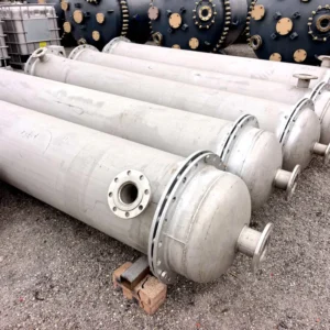 Shell and Tube Heat Exchanger, Stainless, Steel, 220 V, 3m