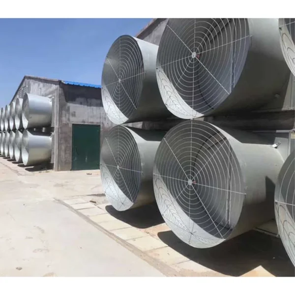 Shutter Cone Axial Fan, Stainless, Steel, 380V - view 2