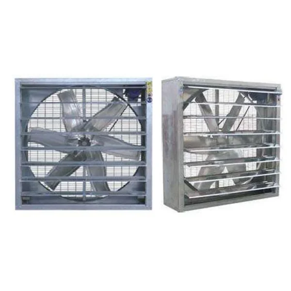 Shutter Door Exhaust Fan, Axial, 220, Cast Iron - view 2