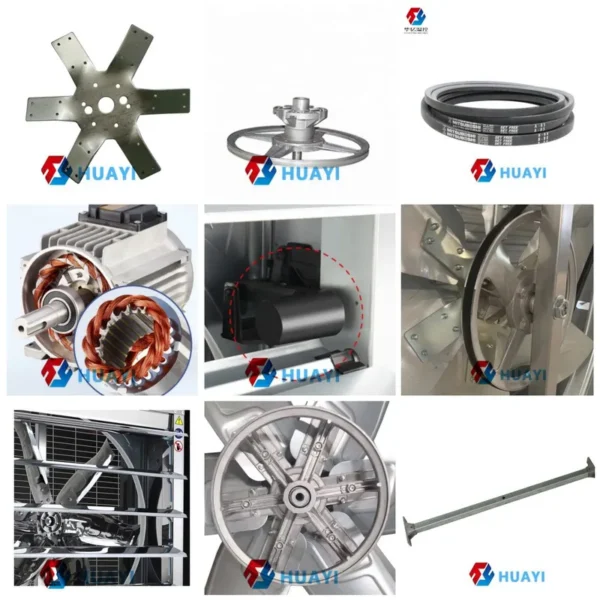 Shutter Fan, 380V, Axial - view 3