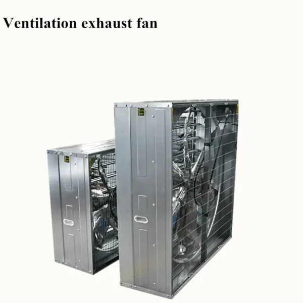 Shutter Poultry Exhaust Fan, 380V, 50Hz, Wall, Steel - view 6