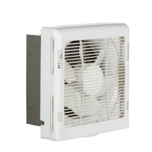 Shutter Ventilating Exhaust Fan, Wall, Metal